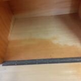 Seventies buffet scandinavian foot compass