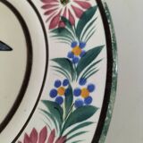 Antique HB Quimper plate – Portrait of a Breton – circa 1930