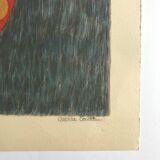 Pierre courtin, from life to love, 1971. lithograph signed in pencil