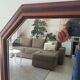 Miroir octogonale vintage biseauté années 70/80
