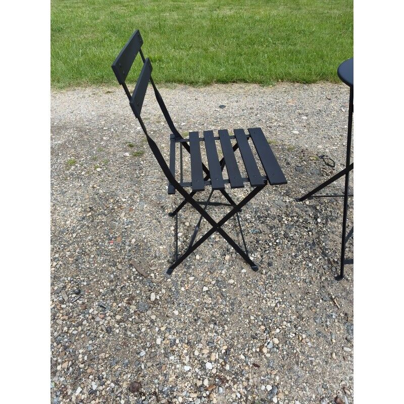 Salon de jardin fer repliable