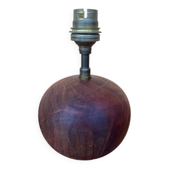 Wooden ball lamp base