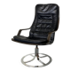 Chaise pivotante suédoise du milieu du siècle de Göte Möbler, années 1970