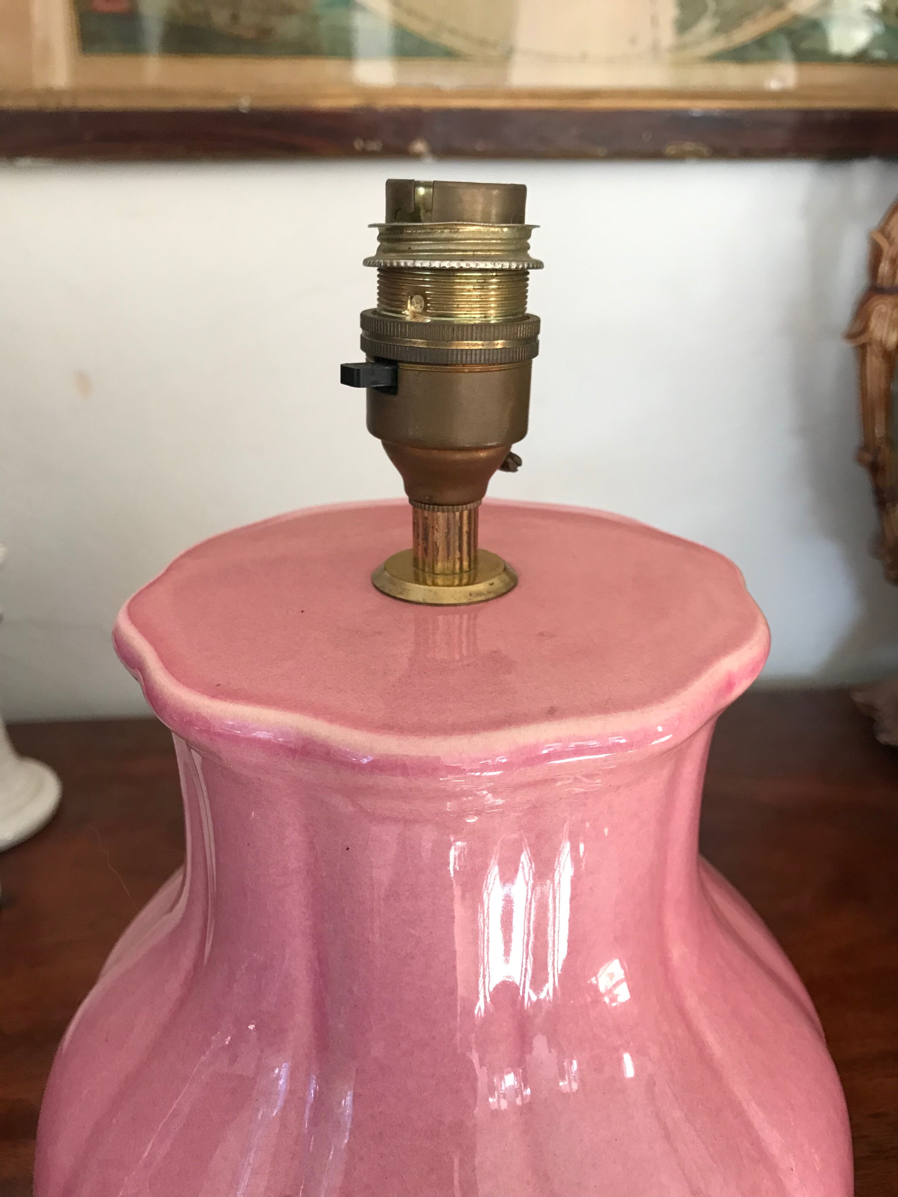 Vintage ceramic lamp