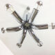 Modernist suspension chrome Sputnik of Cosack Lights