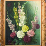 Radiant Flowers - Oil on Canvas