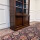 Classic English Bookcase with Glass Sliding Doors