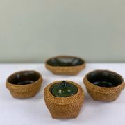 Vintage ethnic service