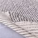2x10 Brown White Wool Moroccan Runner Rug, 66x302Cm