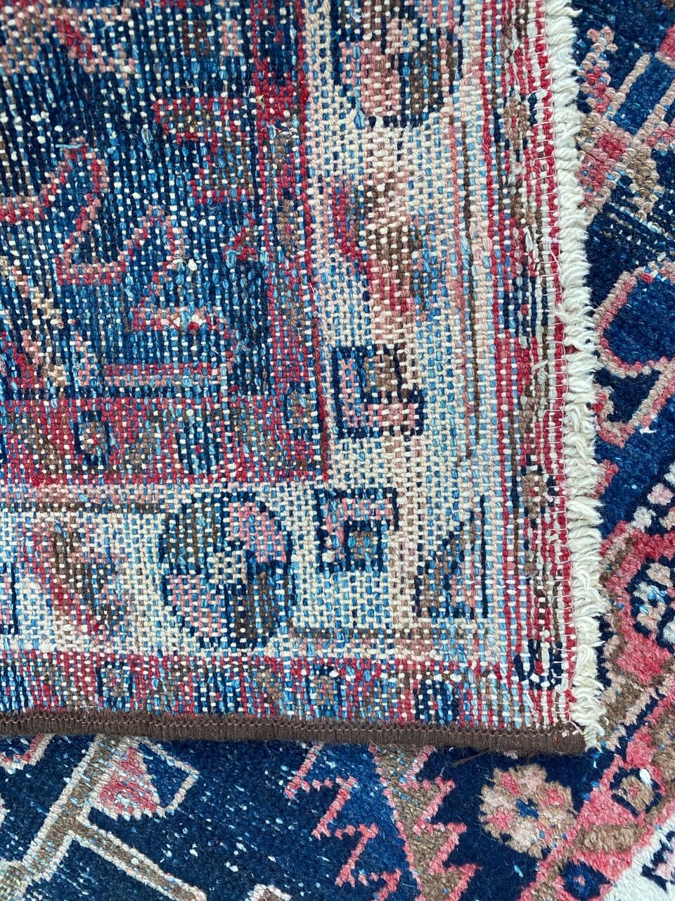 Ancient Persian carpet Hamadan handmade 94x145 cm
