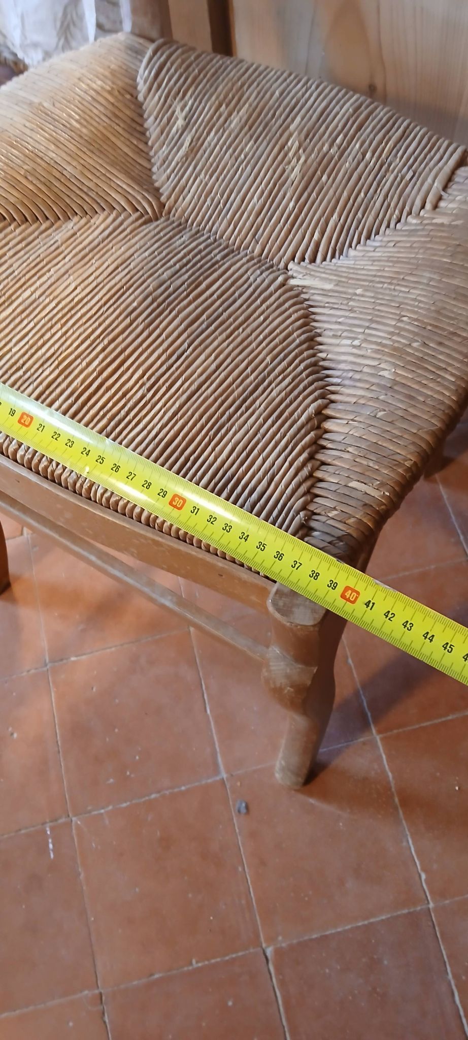 Chaise artisanale