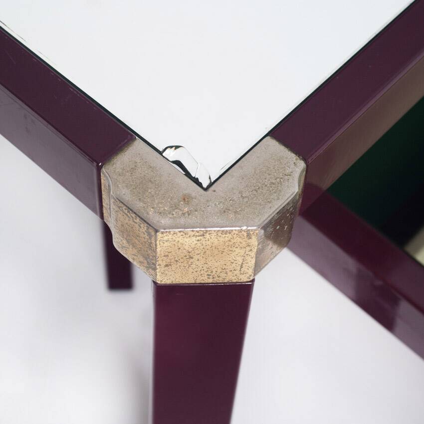 Vintage Regency Style Nesting Tables Attribution Roméo Rega France 70s