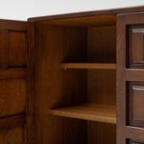 Spanish Dark Oak Sideboard, 1960s