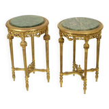 French Antique Side Tables Plant Tables Marble Empire Style