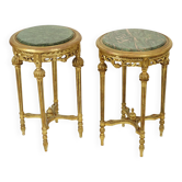 French Antique Side Tables Plant Tables Marble Empire Style