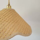 Rattan flower suspension