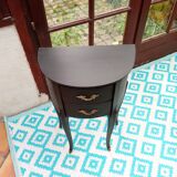 Black patina bedside table