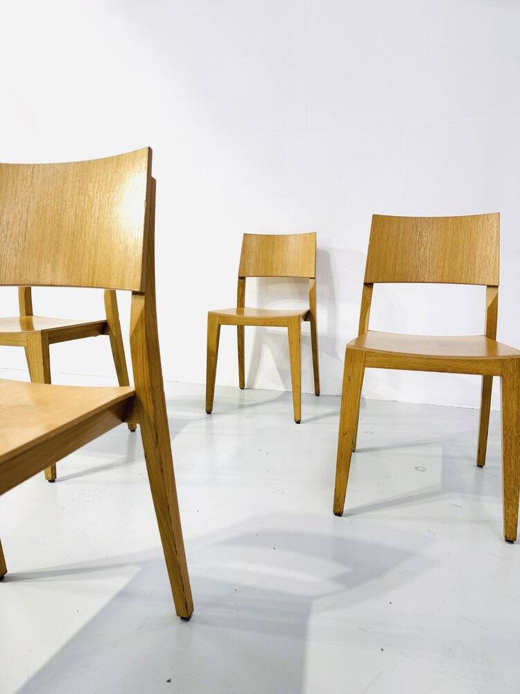 Vintage Danish dining chairs, 1980s, set of 4