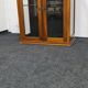 Vintage oak vitrine