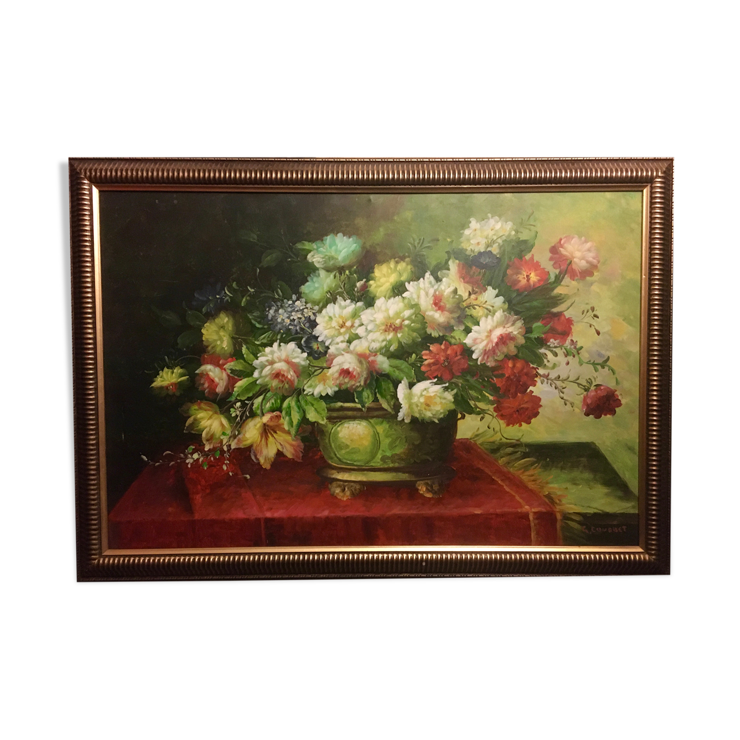 Painting flowers 100 x 72