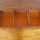 Oak chest of drawers and brass handles