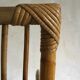 Vintage wicker and rattan children's armchair