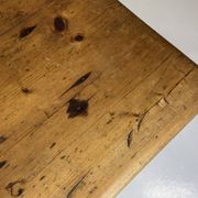 English antique pine dining table