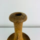 Brutalist candle holder made of solid wood