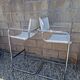 Italy 70's 2 leather bar stools