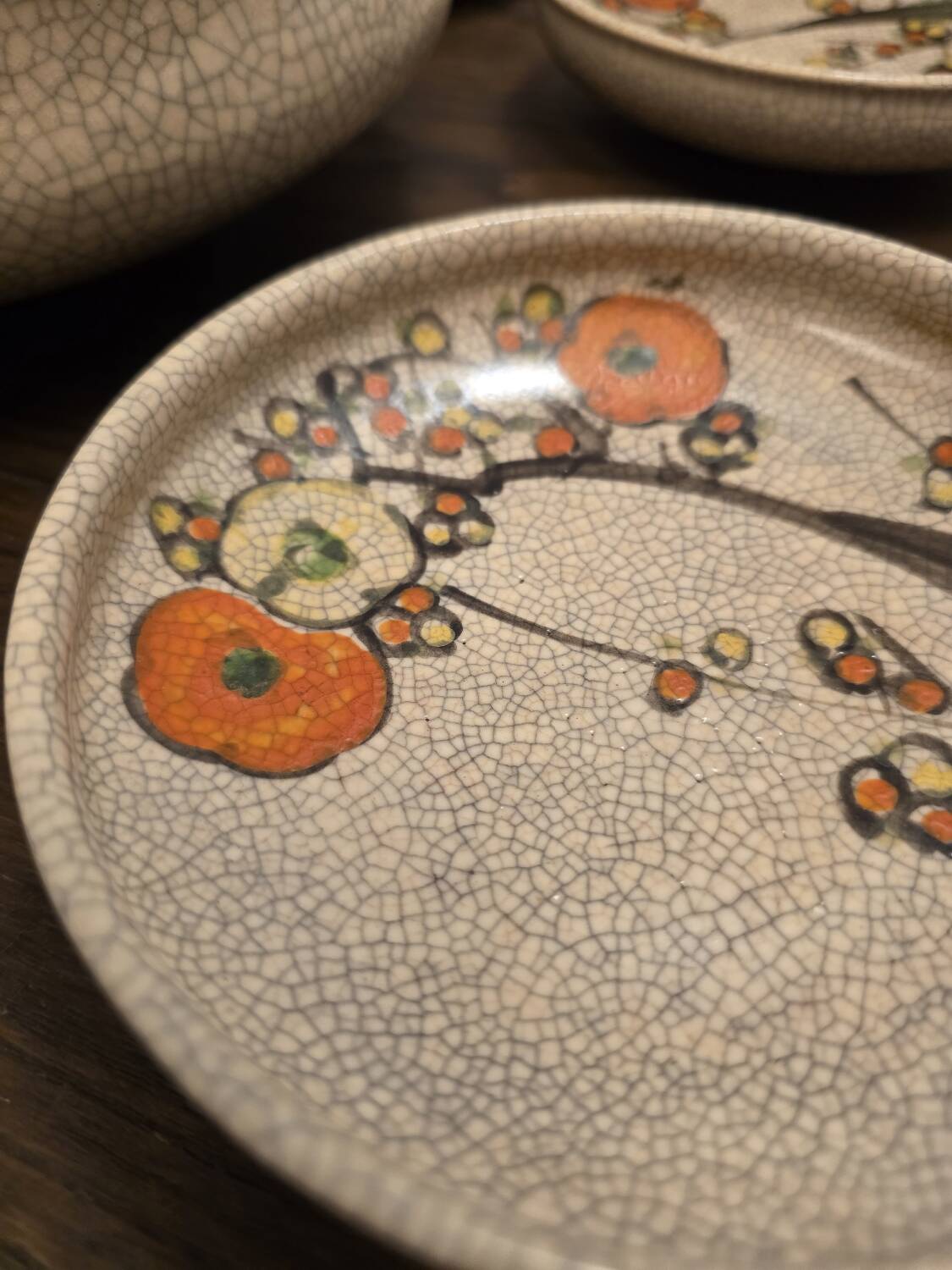 Japanese earthenware dinner service
