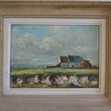 Landscape of Normandy signed P.H. Renier