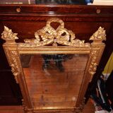 Louis XVI style gilded mirror