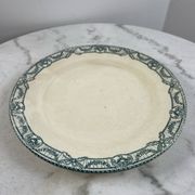 Large ironstone plate, Directoire, Salins.