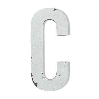 Old sign letter C, 8cm
