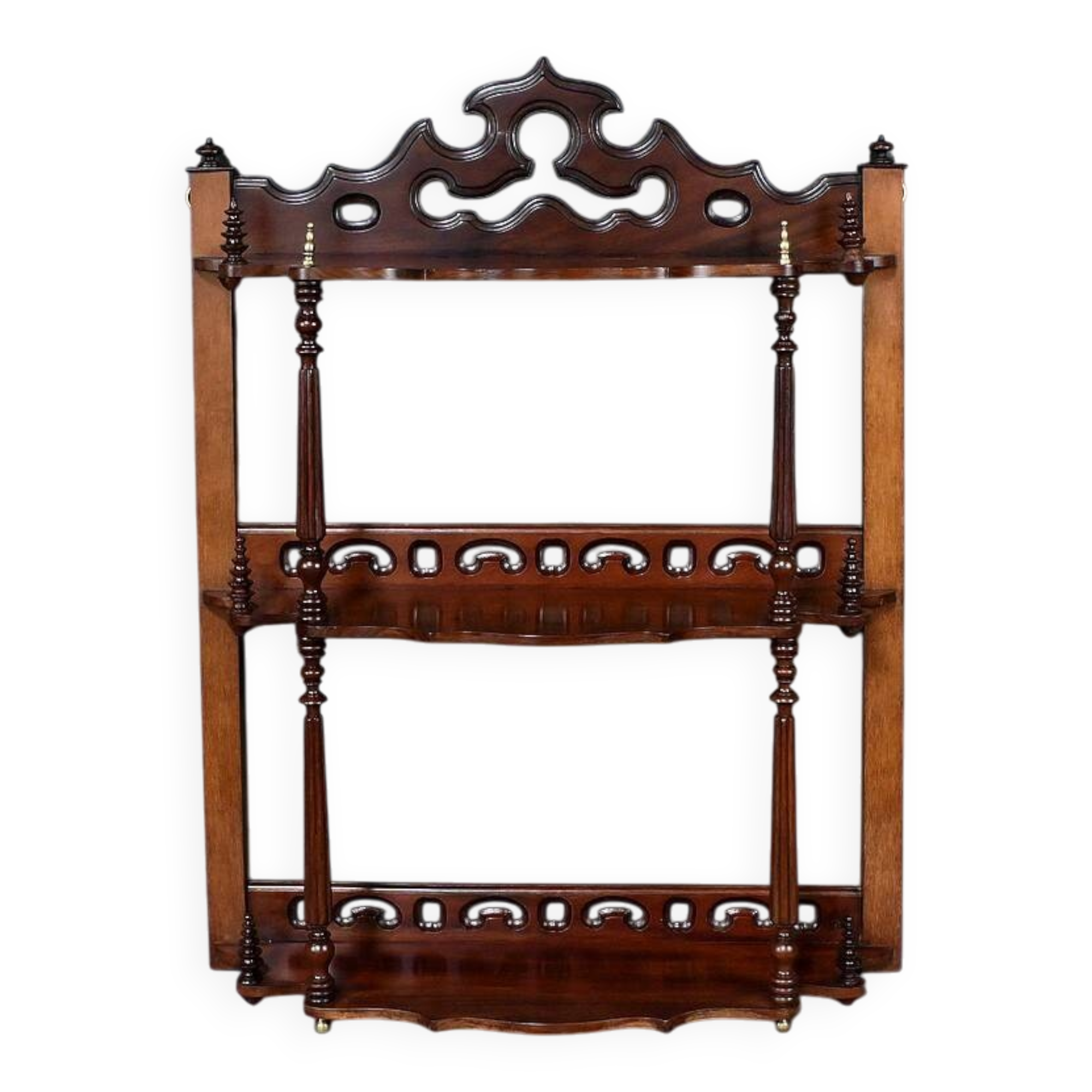 Mahogany Wall Shelf, Louis-Philippe Period – Mid-19th Century