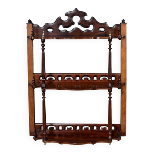 Étagère Murale en Acajou,