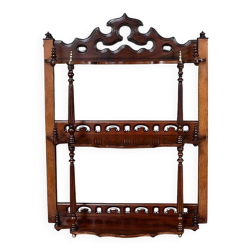Mahogany Wall Shelf, Louis-Philippe Period – Mid-19th Century
