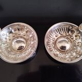 Taste wine tasting cup silver-plated saucer