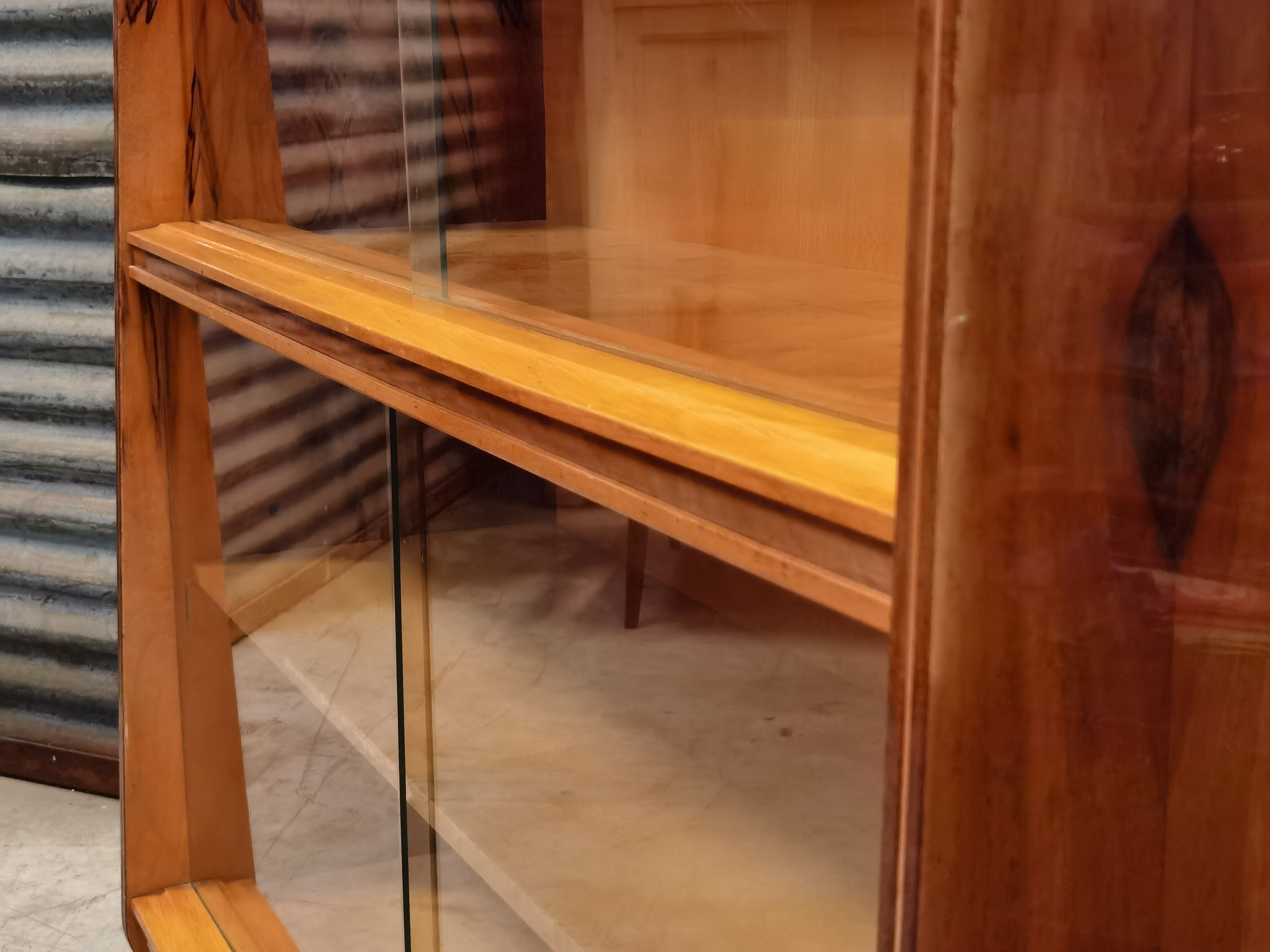 František Jirák Glass Library for Tatra Nabytok