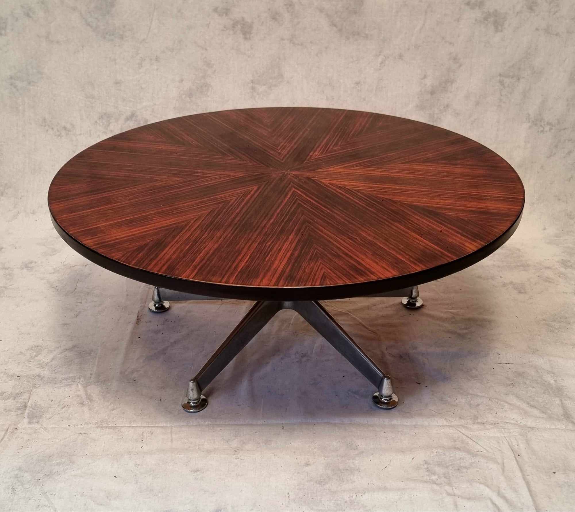 Coffee Table By Ico Parisi For Mim Roma - Rosewood - Ca 1960