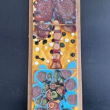 Abstract ceramic panel