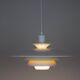 Danish vintage Sofie lamp by Kurt Wiborg, Jeka, 1980s