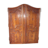 18th century old door pair