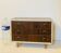 Children's commode, doll or mastery from the 1960s mahogany veneer.