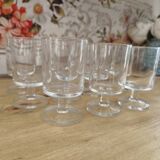 Set of 11 vintage Luminarc wine glasses, Sweden model, transparent, 10cl