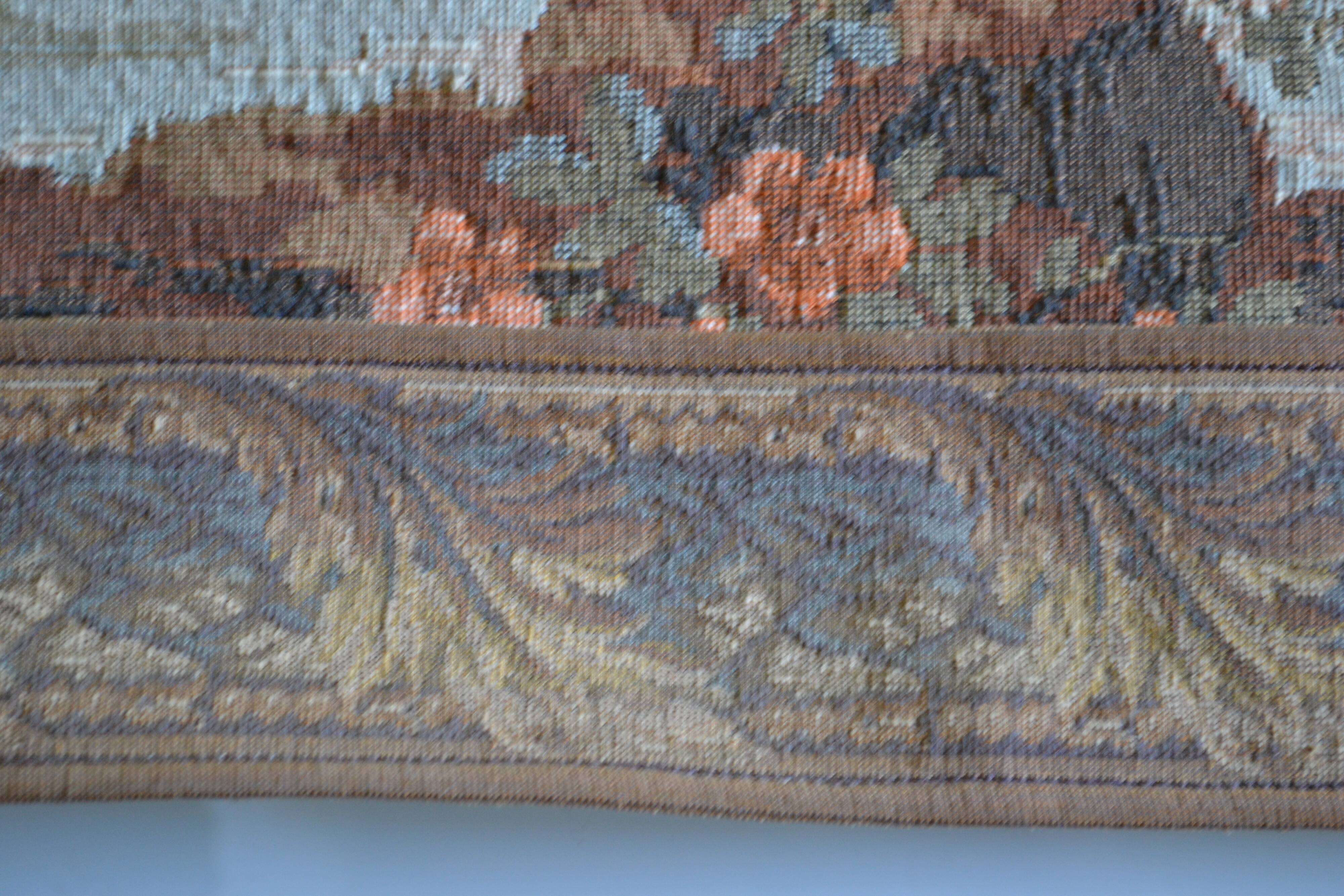 "Fishing party of Madame de Maintenon" Classical-inspired tapestry