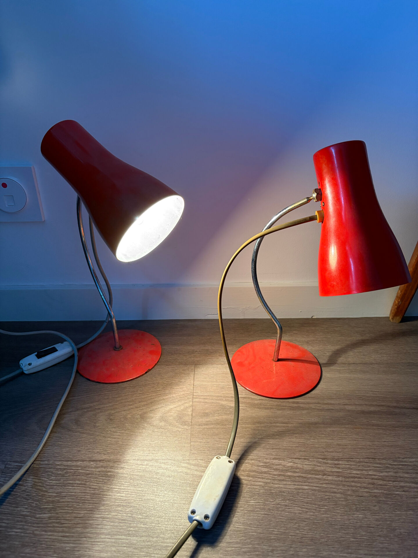 Paire de lampes Hurka