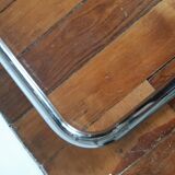 Lot of 3 vintage metal and skai armchairs