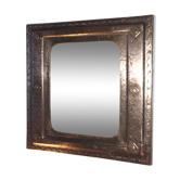 Miroir industriel en métal vintage 1960