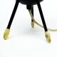 Pop art glass bedside lamp, Poland, 1960s